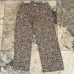 Leopard Print Pants